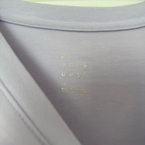 a new day Purple Short Sleeve Tshirt Dress - Picture 2 of 3